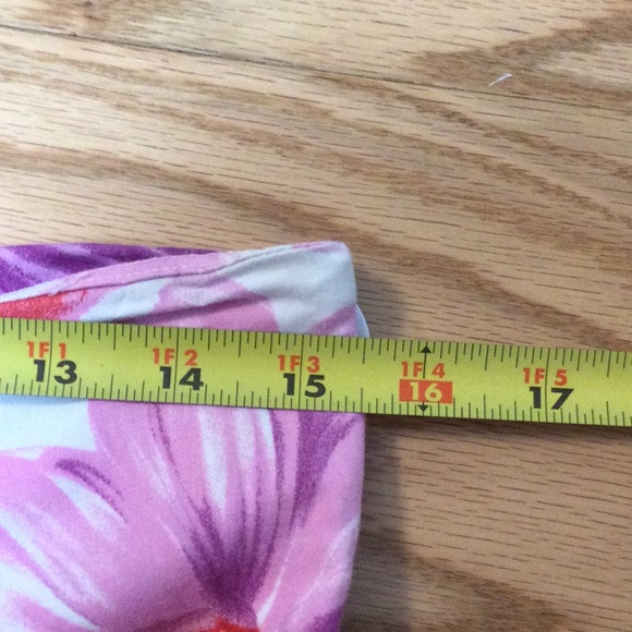 10 Real Clothes white floral stretch Capri pants - Picture 9 of 14